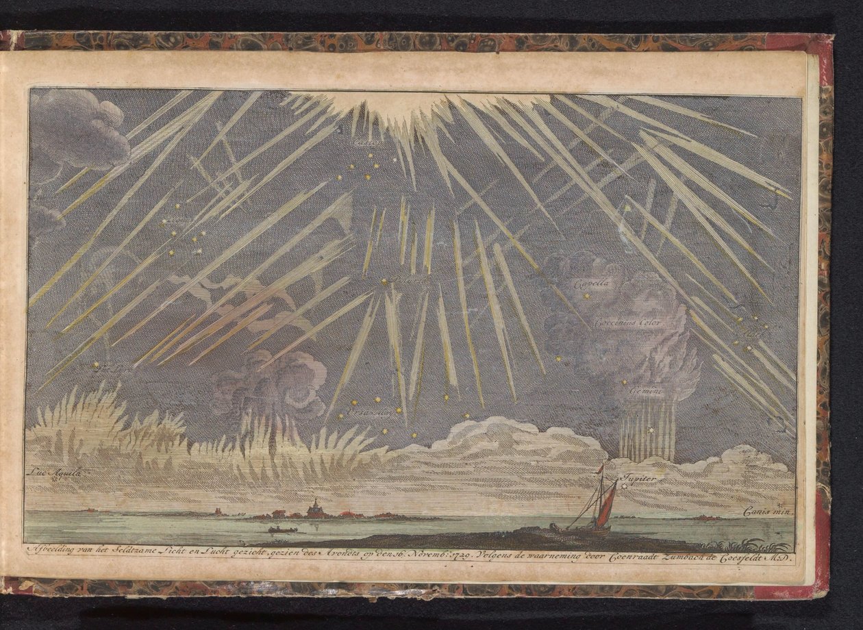 Celestial Phenomena, 1729 by Anonymous