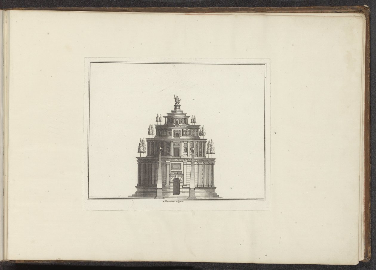 The Mausoleum of Augustus in Rome by Anonymous