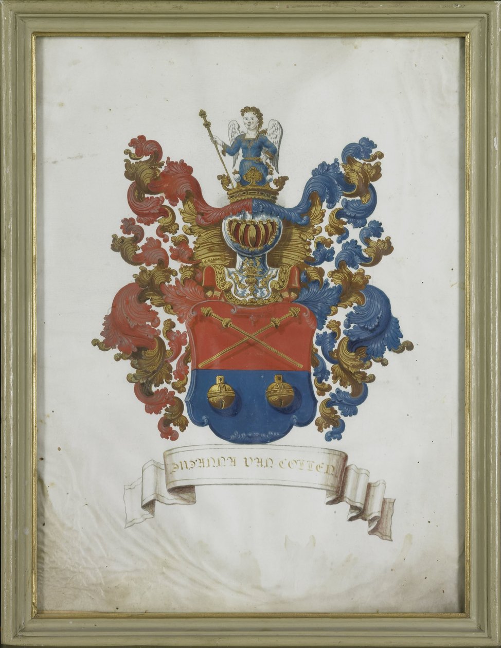 The Coat of Arms of Susanna van Collen (1692-1745), Wife of Jacob Feitama by Anonymous