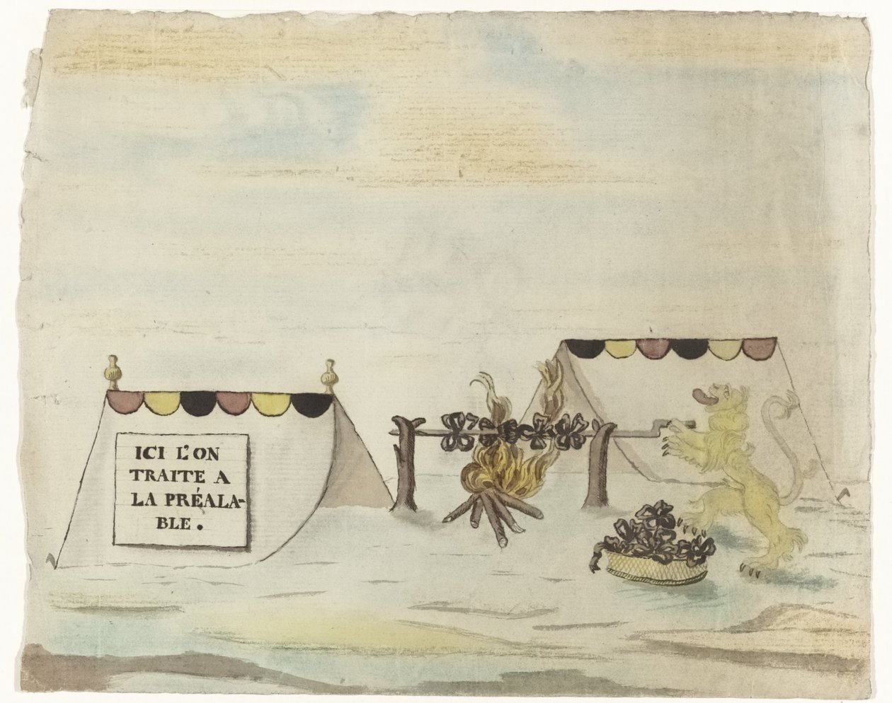 Here They Negotiate the Terms, Brabant Revolution, 1787-1790 (series title) by Anonymous