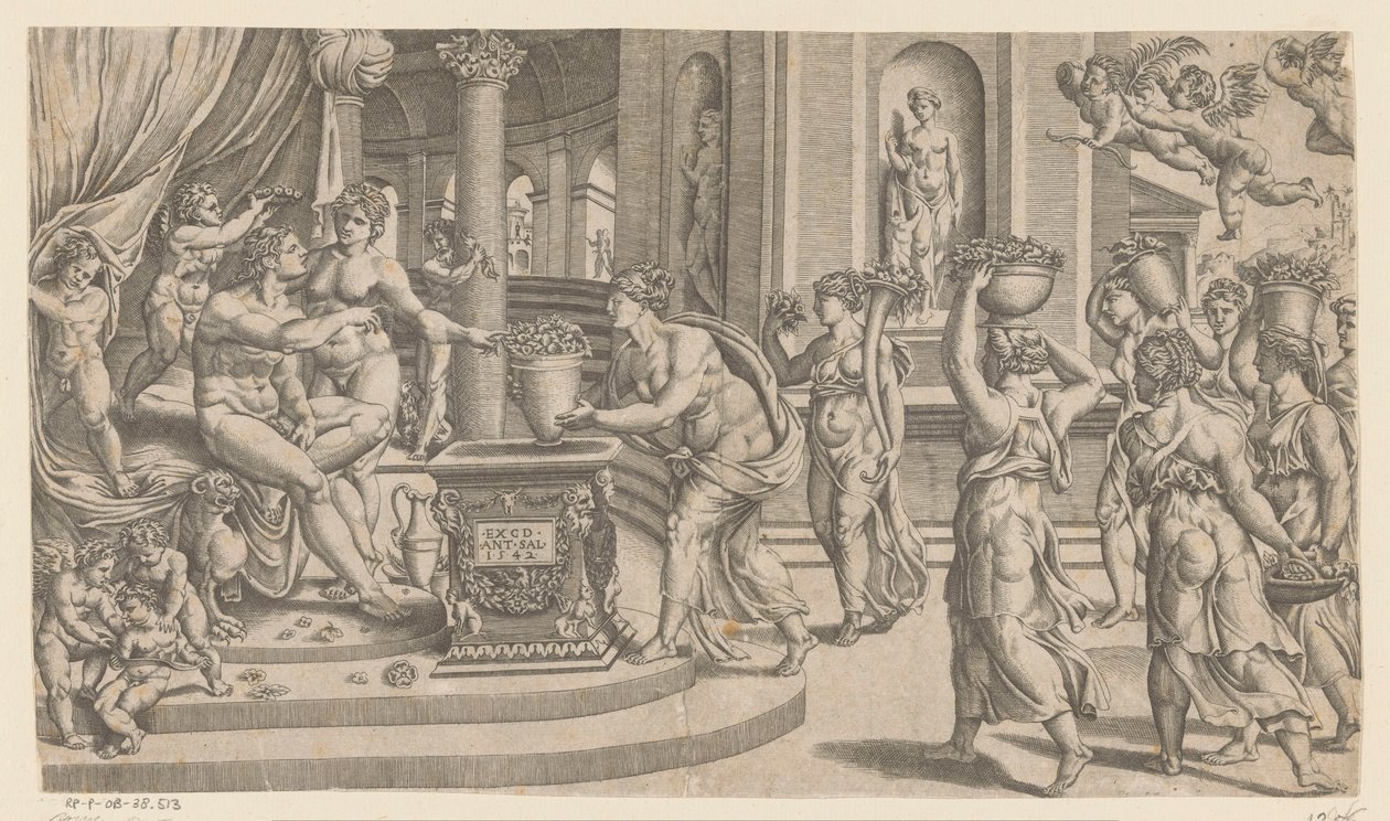 Marriage of Vertumnus and Pomona by Anonymous