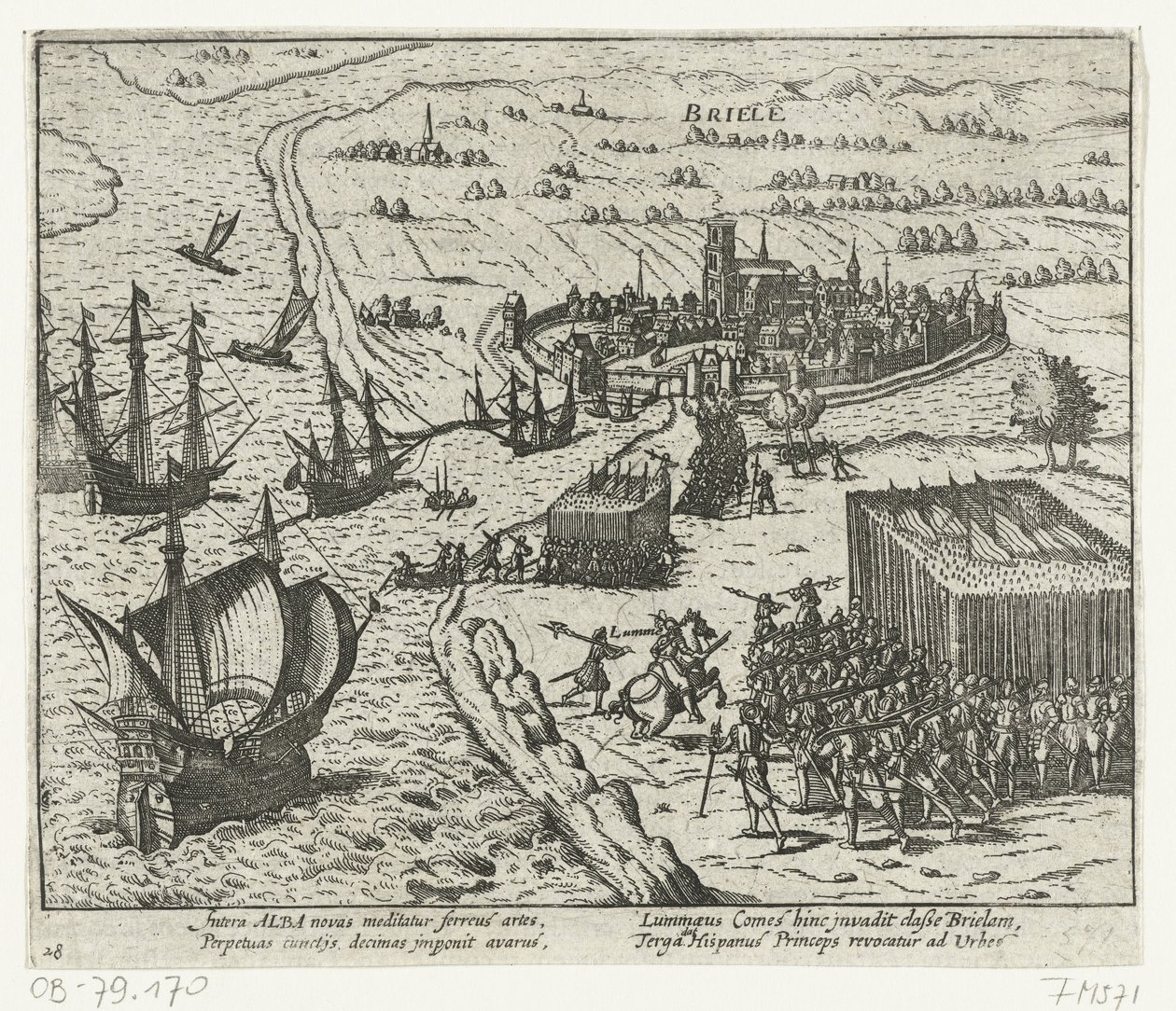 Capture of Den Briel by the Sea Beggars, 1572 by Anonymous