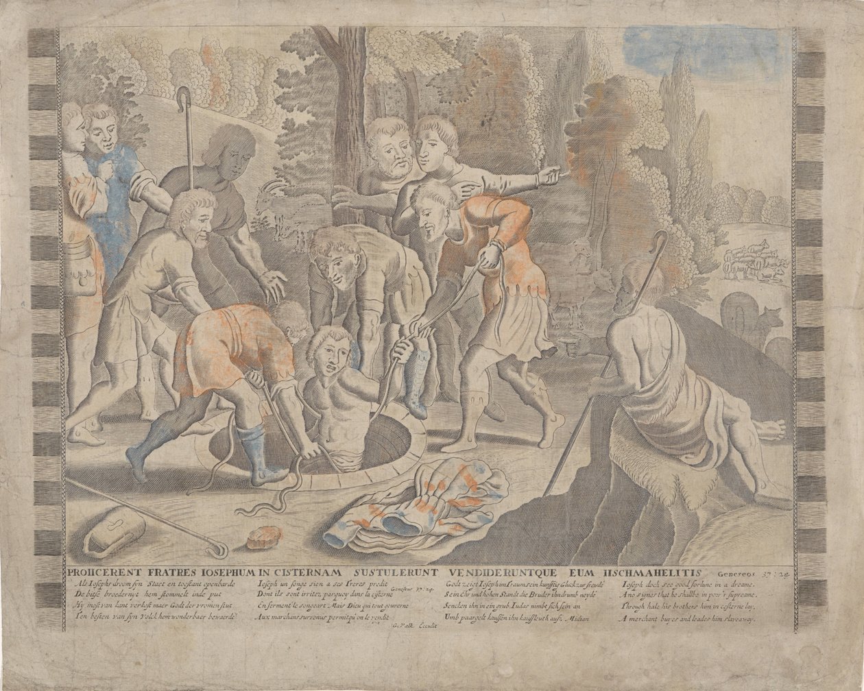 Joseph Thrown into the Pit by His Brothers by Anonymous