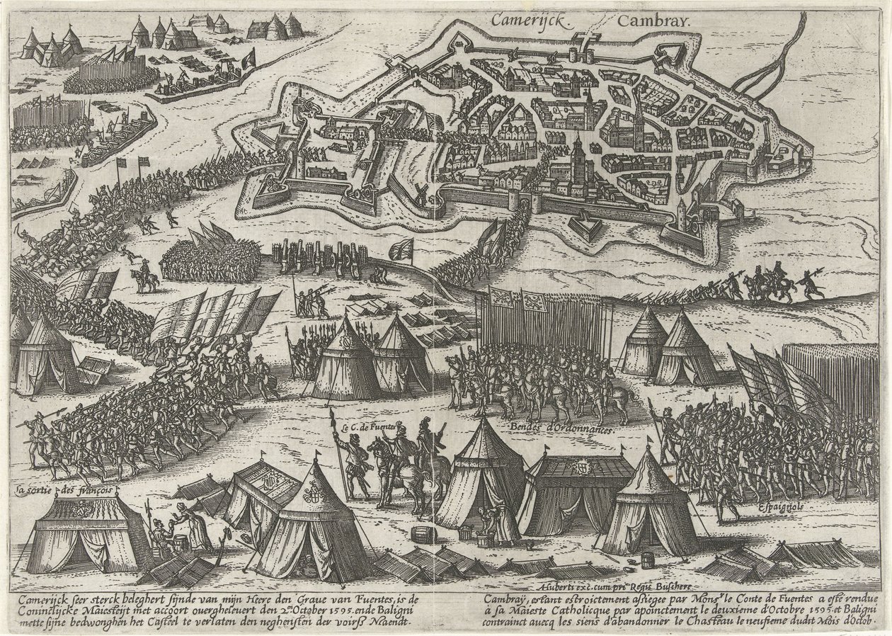 Cambrai Besieged and Taken by Fuentes, 1595 by Anonymous