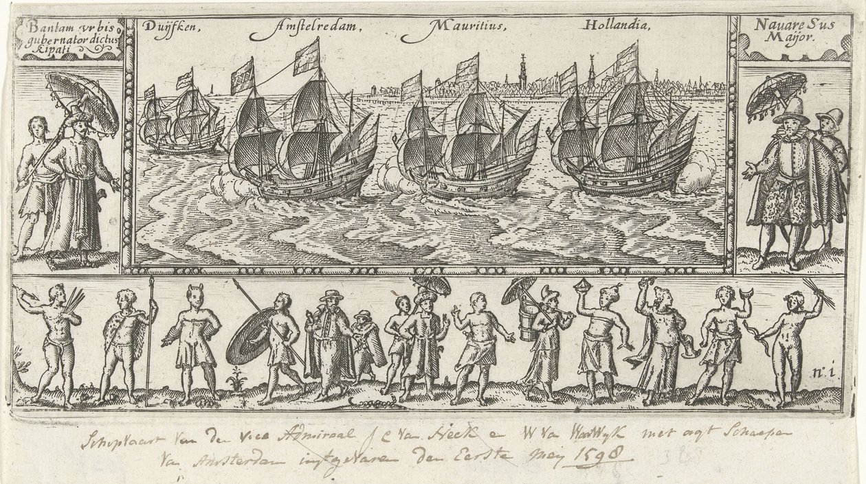Copy of the Original Title Page for Houtman