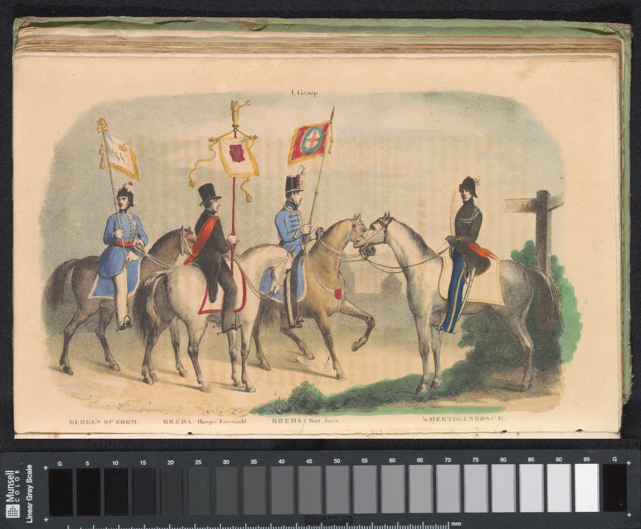 Costumes and Banners of the Honor Guards of Bergen op Zoom, Breda, and 