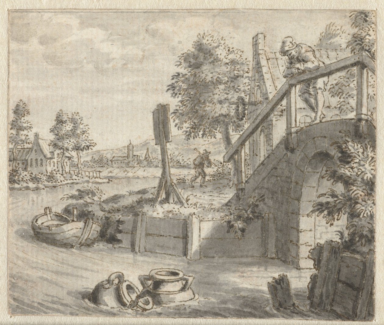 The Jug and the Kettle Designs for Illustrations for an Edition of Jean de la Fontaine