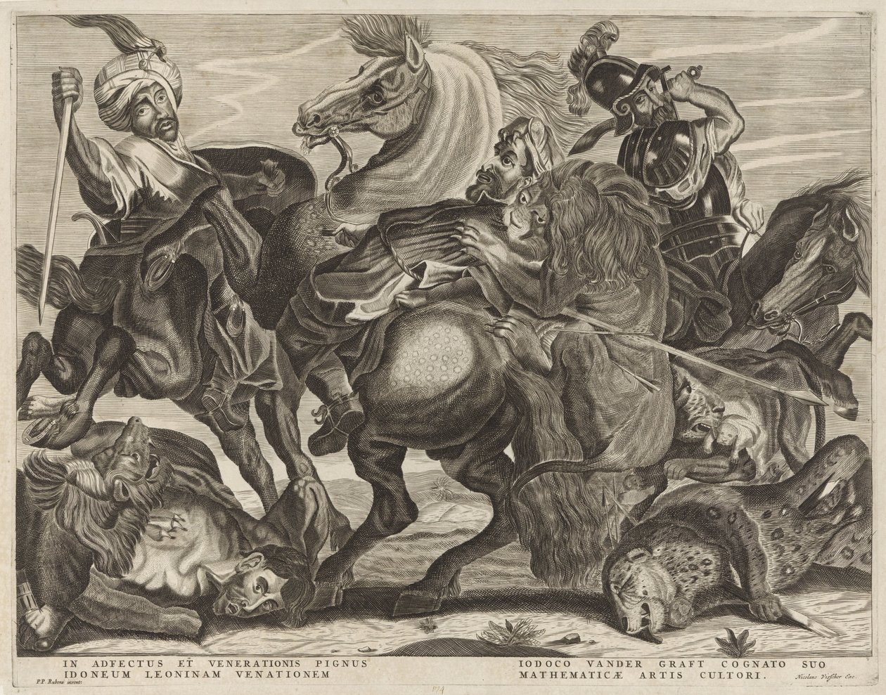 Lion Hunt by Anonymous