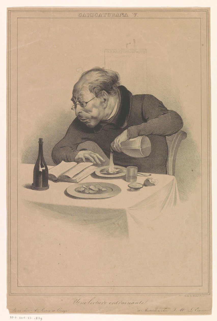 Reading Man by Anonymous