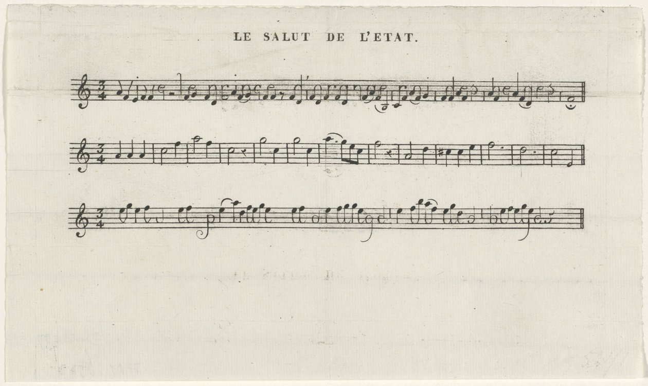 Song for the Crown Prince, 1830 (Le salut de l