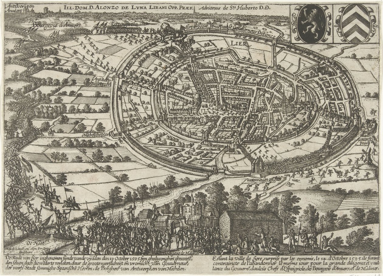 Lier Captured and Abandoned by the State Army, 1595 by Anonymous