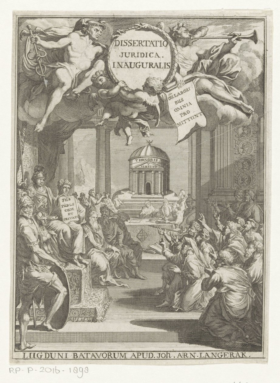 Minerva and Kneeling Scholars by Anonymous