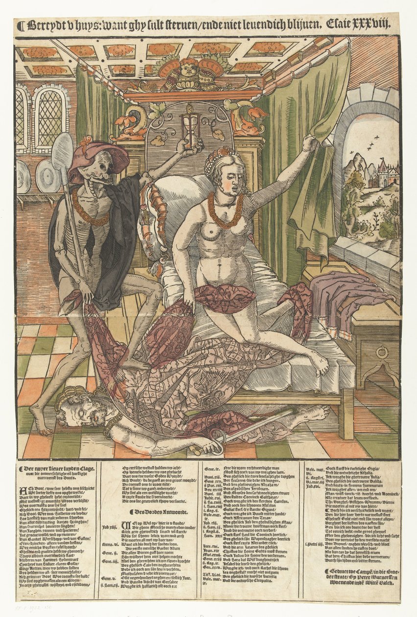 Loving Couple and Death by Anonymous