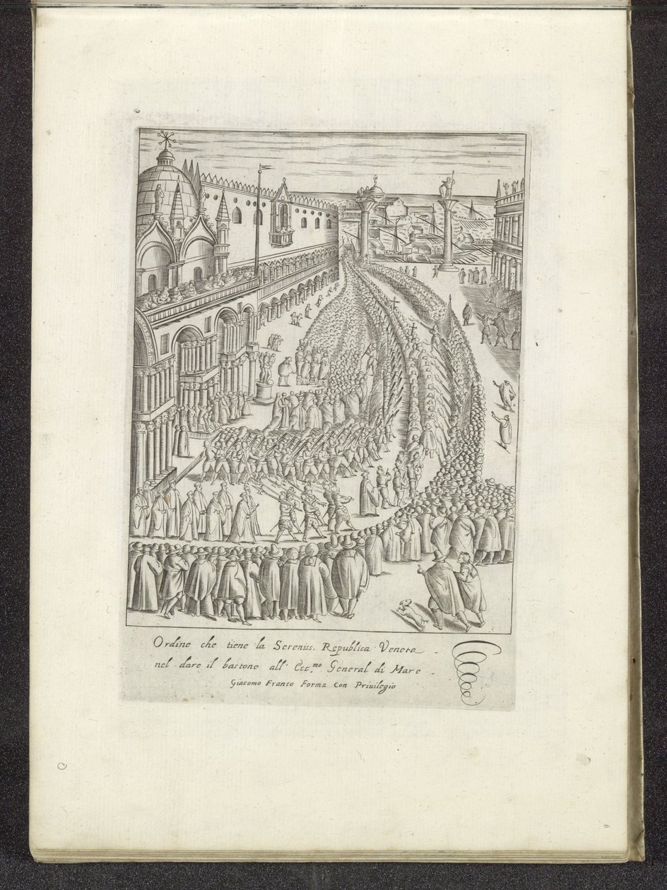 Procession over the Piazzetta in Venice by Anonymous