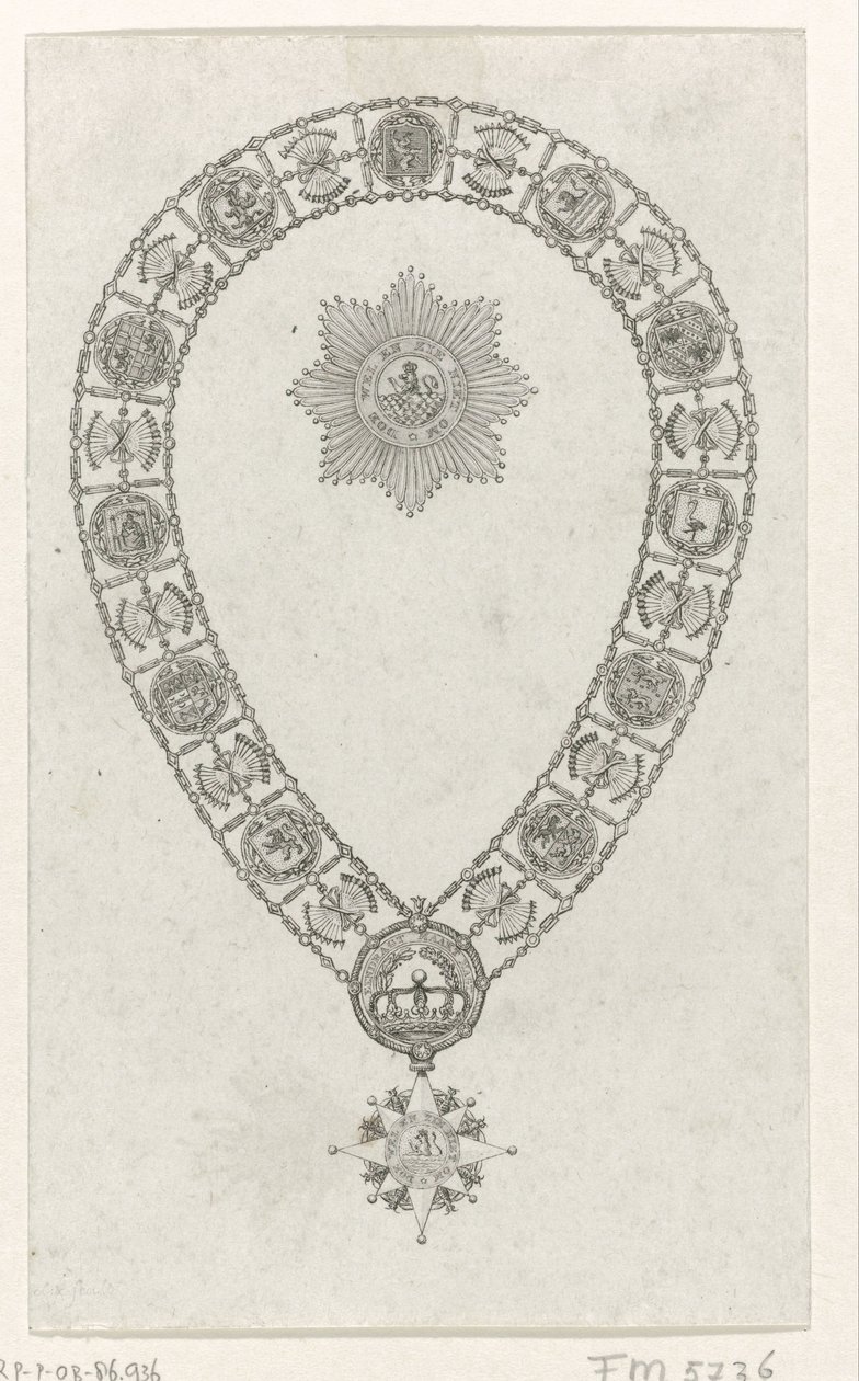 Order Chain with the Grand Cross of the Royal Order of Holland, 1807 by Anonymous