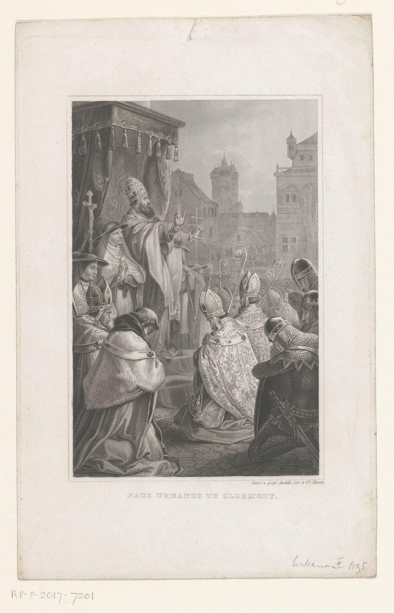 Pope Urban II at Clermont-Ferrand, 1095 by Anonymous