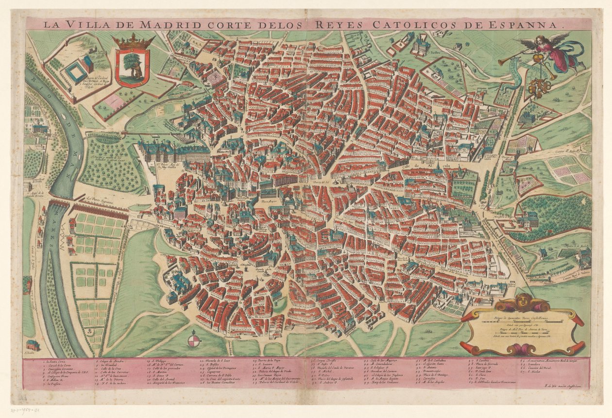 Map of Madrid by Anonymous