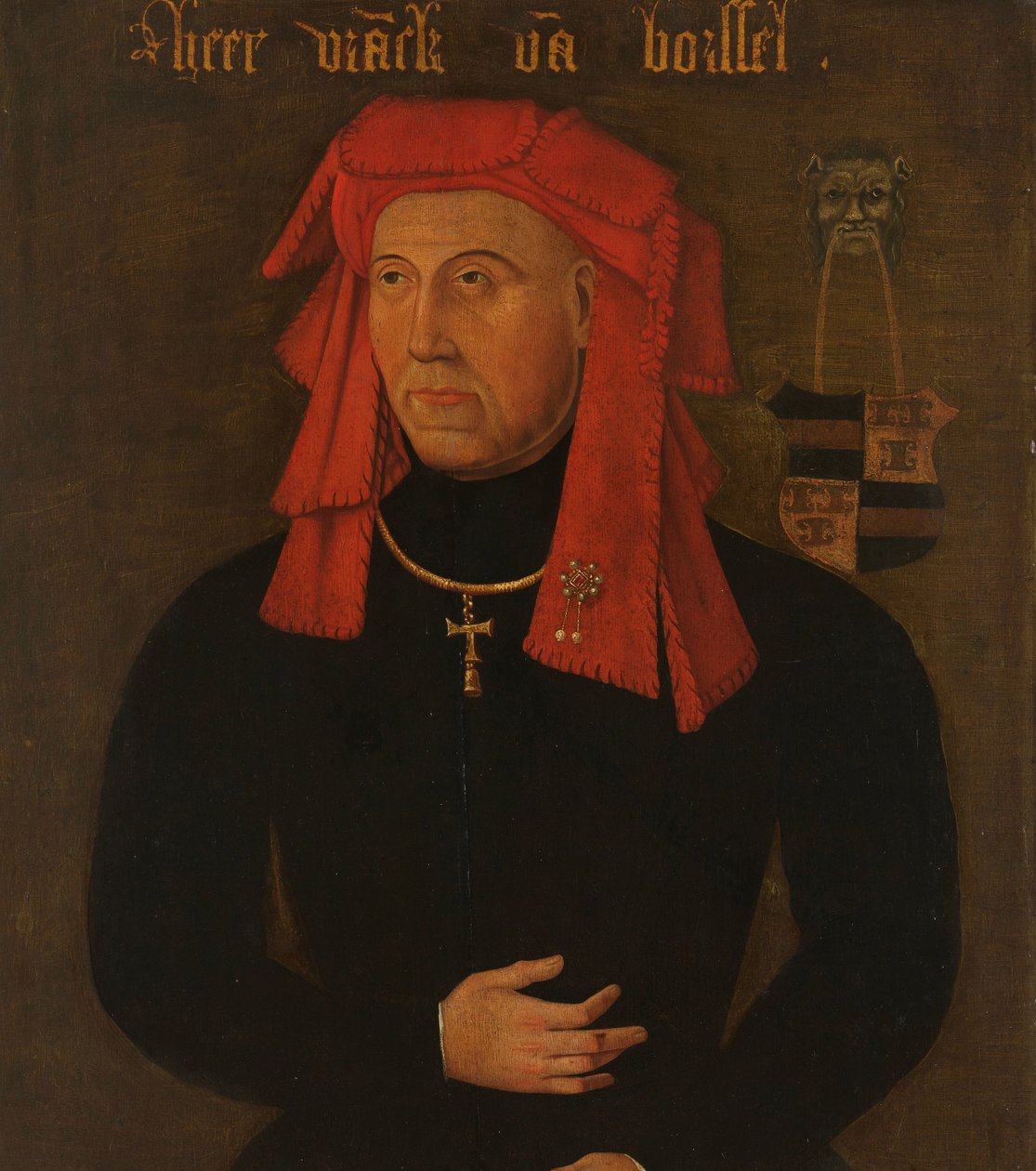Portrait of Frank van Borselen, Lord of Sint Maartensdijk and Stadtholder of Holland, Fourth Husband of Jacoba of Bavaria, Countess of Holland and Zeeland by Anonymous