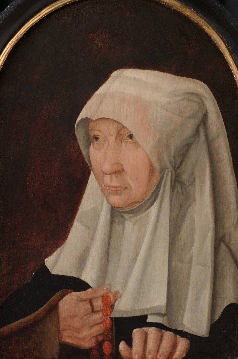 Portrait of Jacomina Claesdr van Ruyven (died 1509), Wife of Arent Franckensz van der Meer by Anonymous