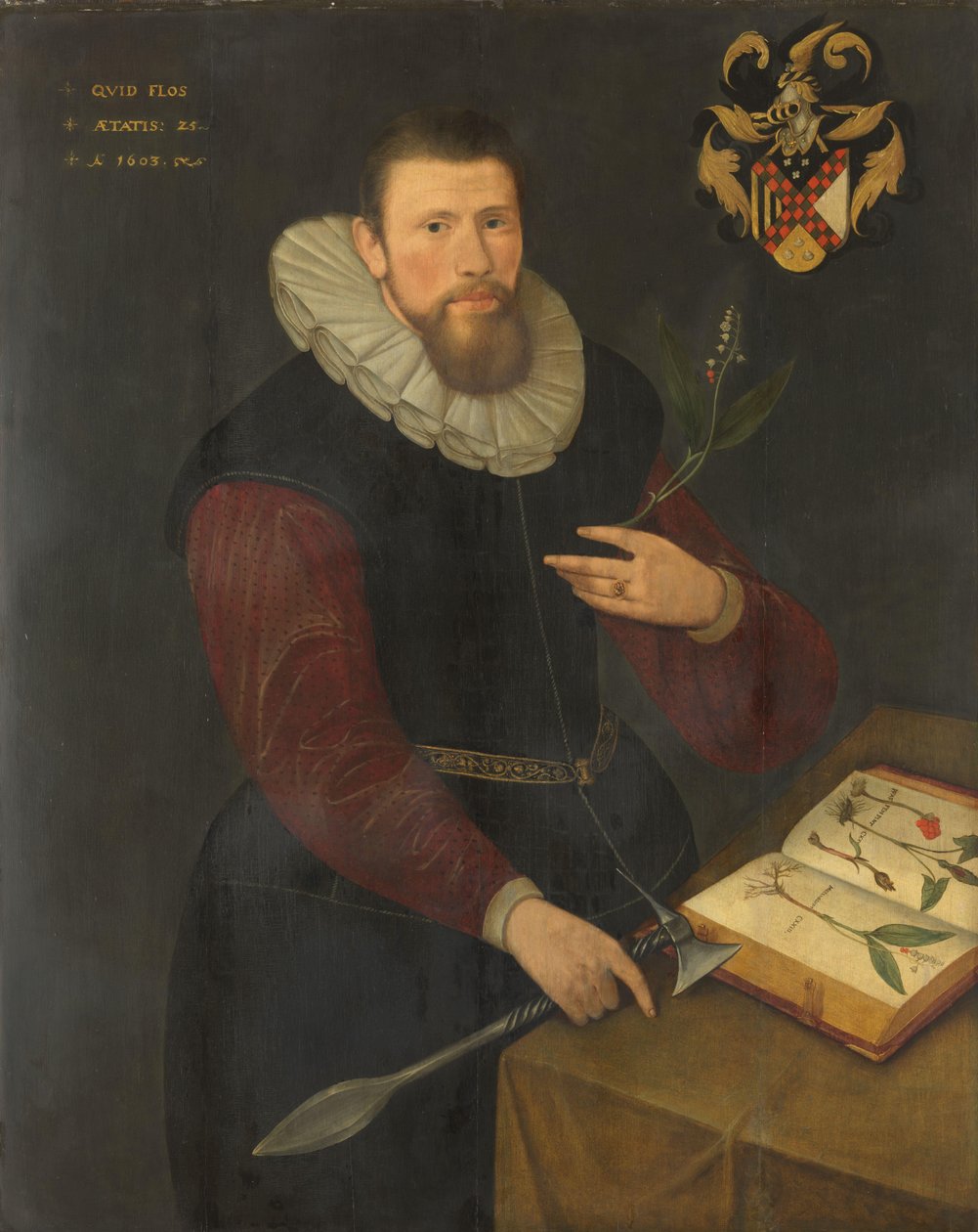 Portrait of a Botanist by Anonymous