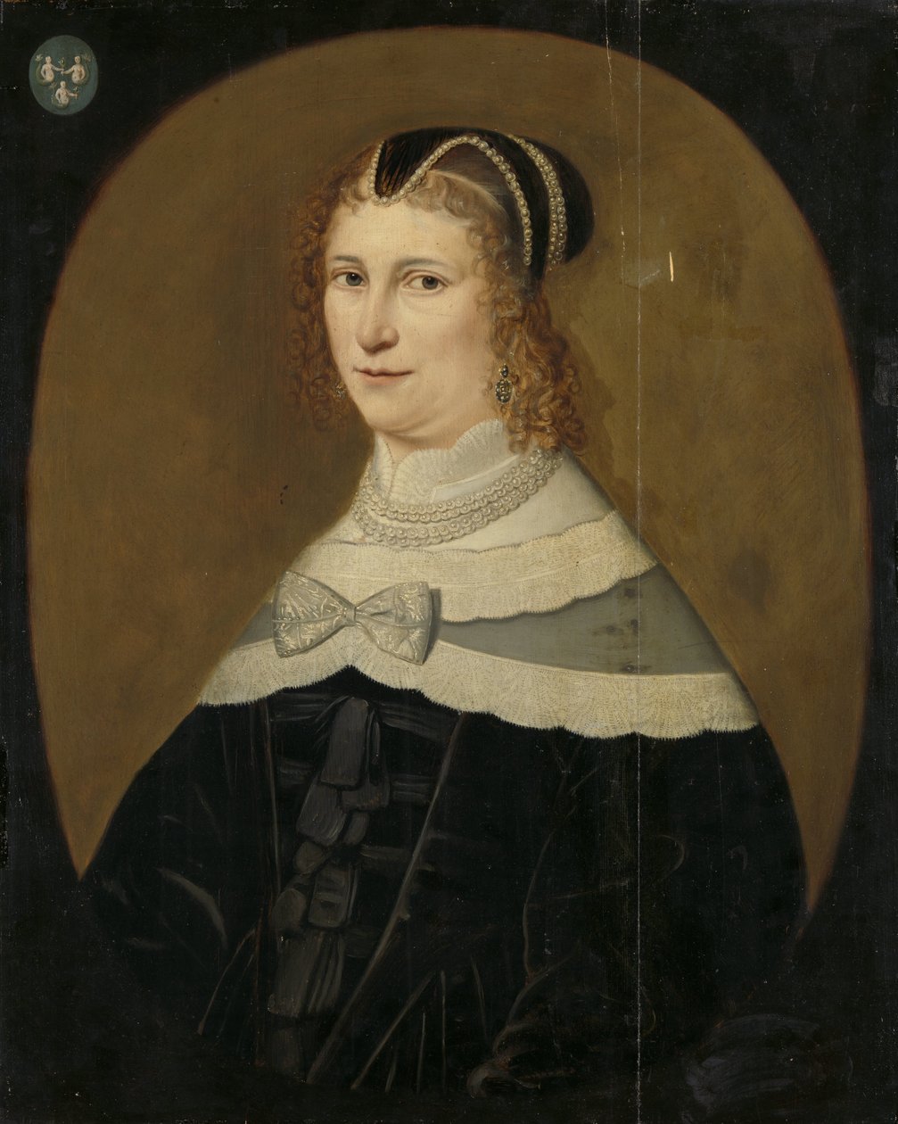 Portrait of a Woman, Called Theodora de Visscher, Wife of Jacob Rijswijk by Anonymous