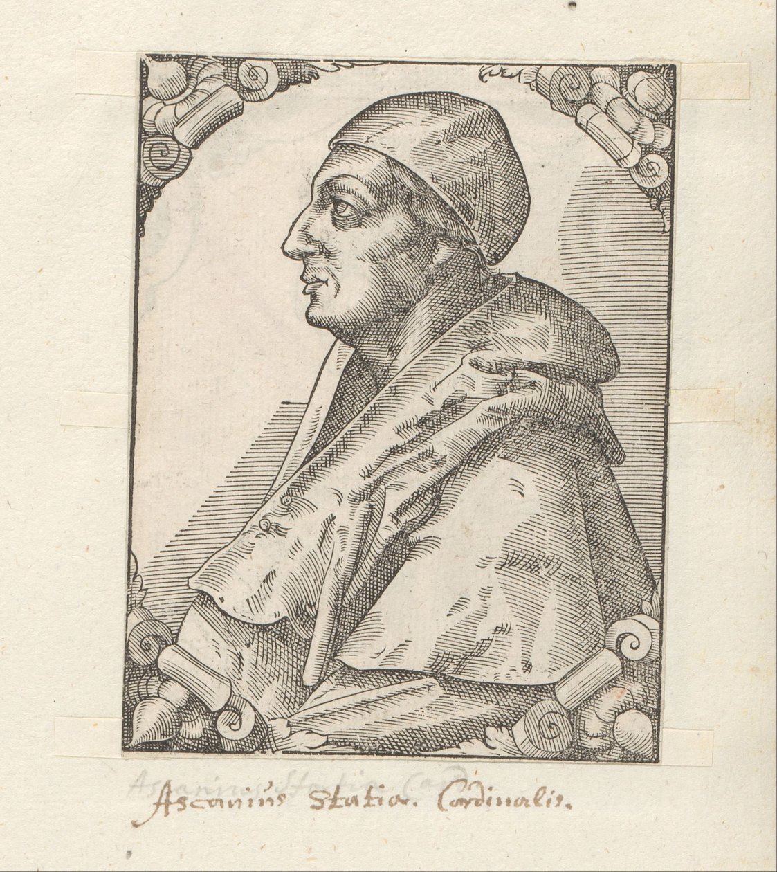 Portrait of Ascanio Sforza by Anonymous