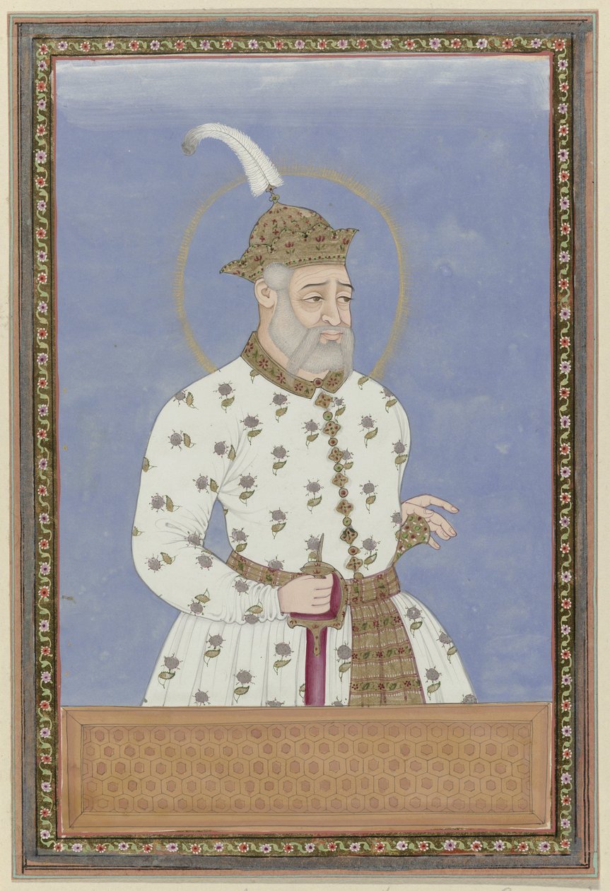 Portrait of Bara Malik; He Was First Vizier of the Sultan Who Ruled the City of Bidar (?); Later He Became Ruler of Golconda and Founded Golconda by Anonymous