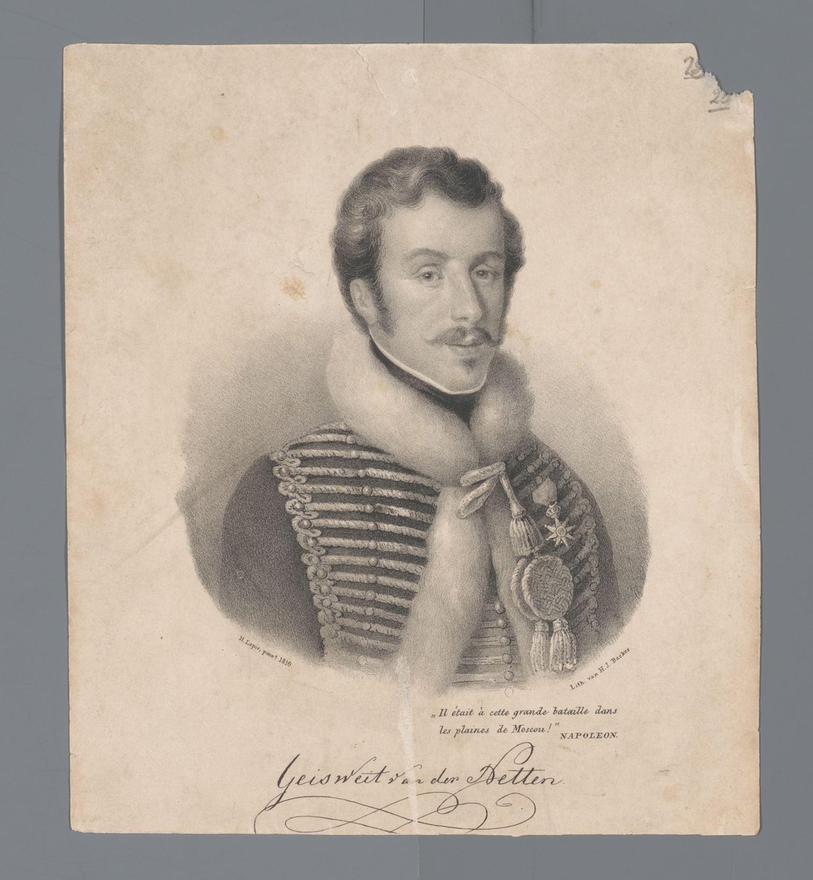 Portrait of Cornelius Anthonius Geisweit van der Netten by Anonymous