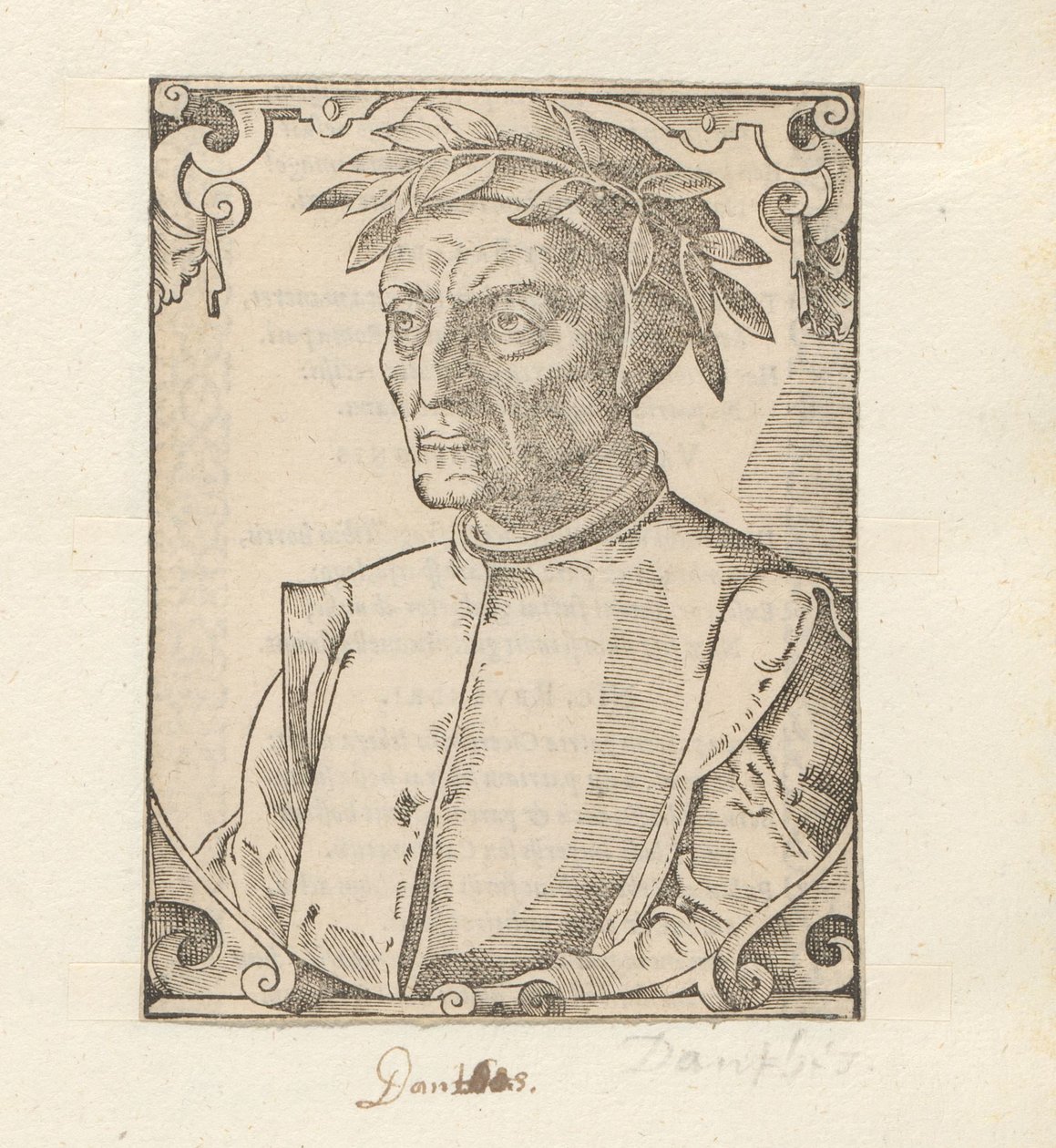 Portrait of Dante Alighieri by Anonymous