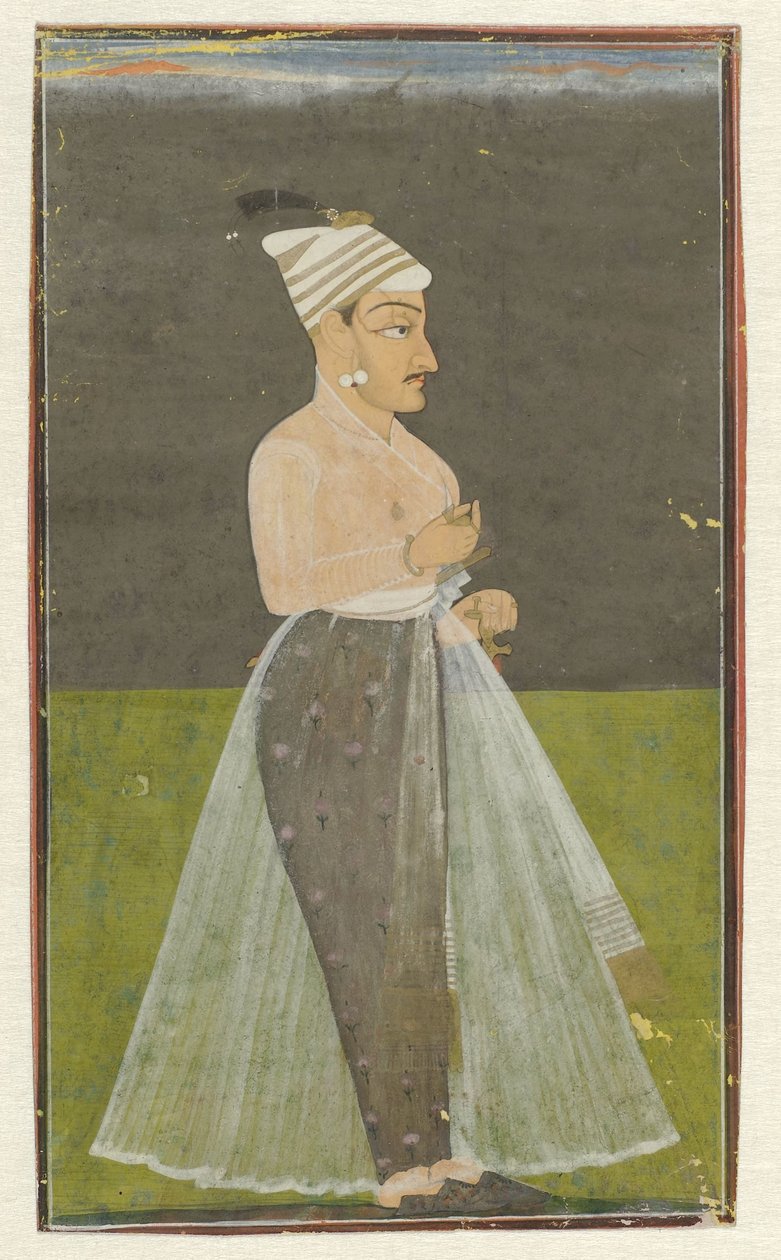 Portrait of Daya Datta, Raja of Nurpur by Anonymous