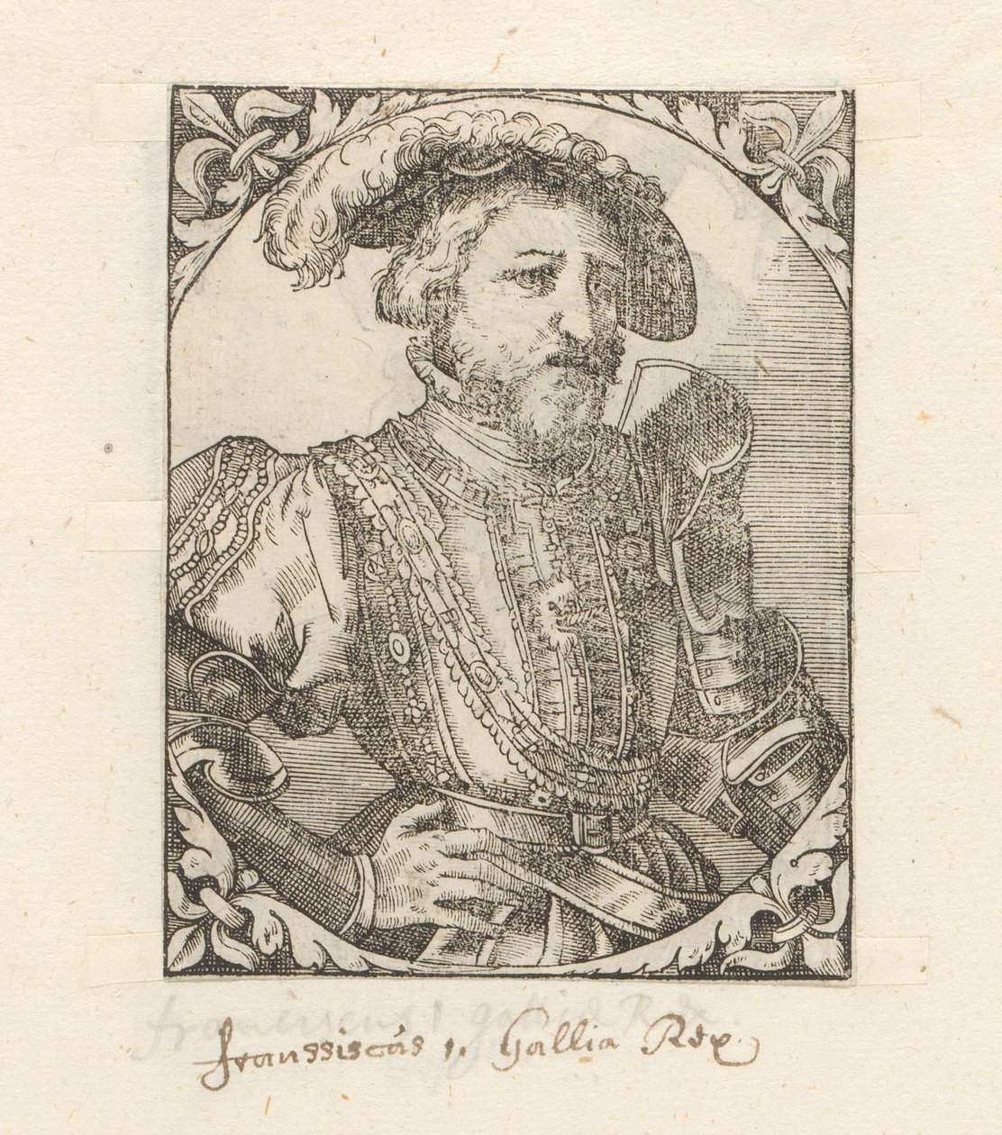Portrait of Francis I of Valois-Angoulême, King of France by Anonymous