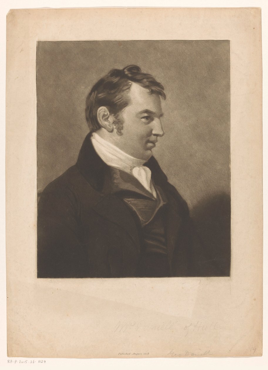 Portrait of George Daniell, Bookseller in Hull by Anonymous