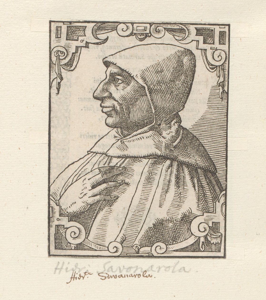 Portrait of Girolamo Savonarola by Anonymous