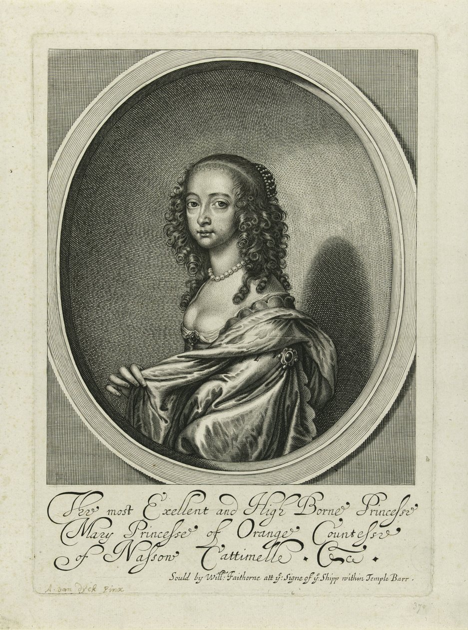 Portrait of Maria Henrietta Stuart by Anonymous