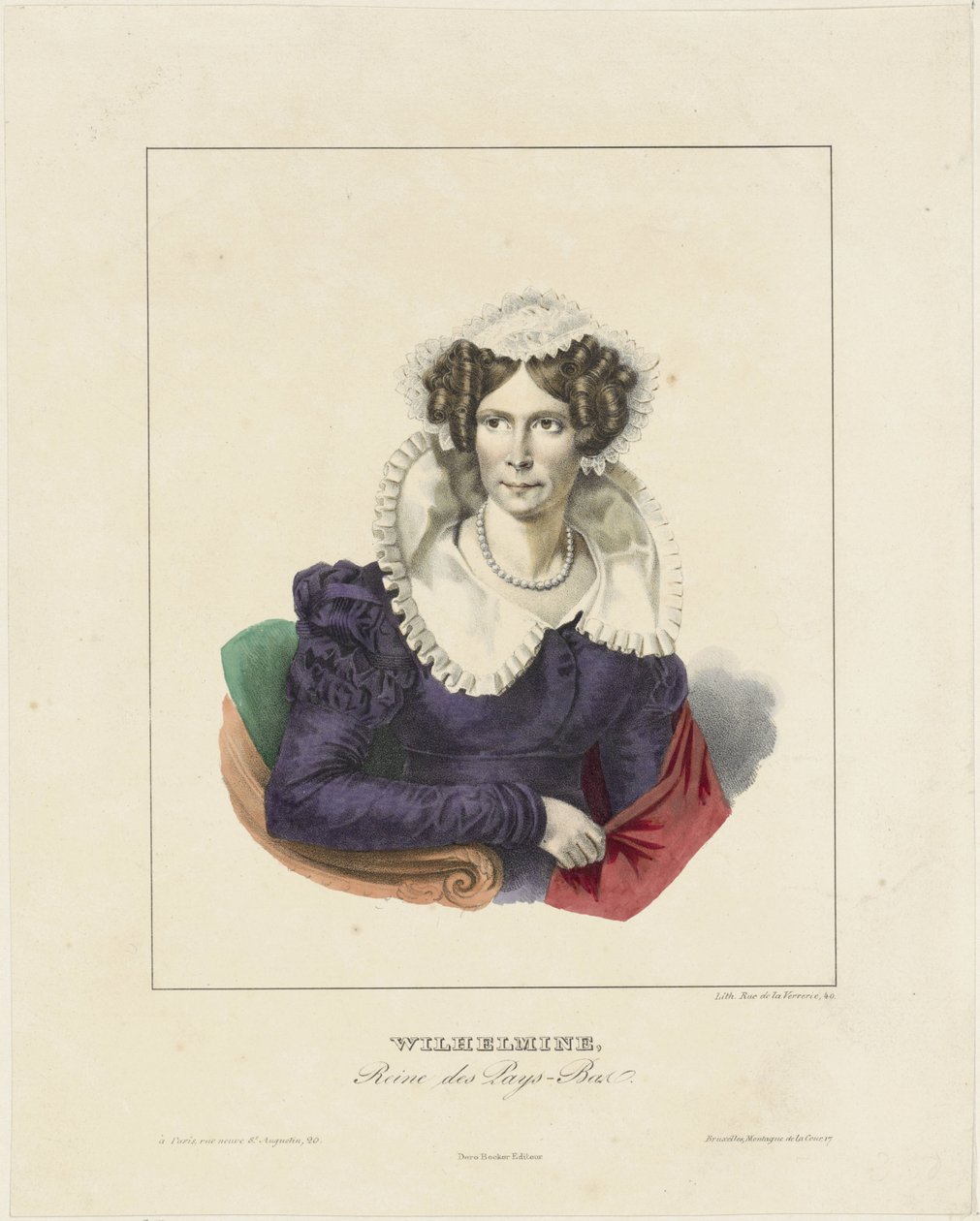 Portrait of Wilhelmina of Prussia by Anonymous