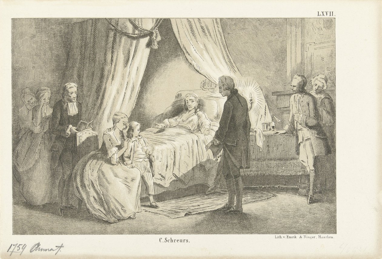 Princess Anna on Her Deathbed, 1759 by Anonymous