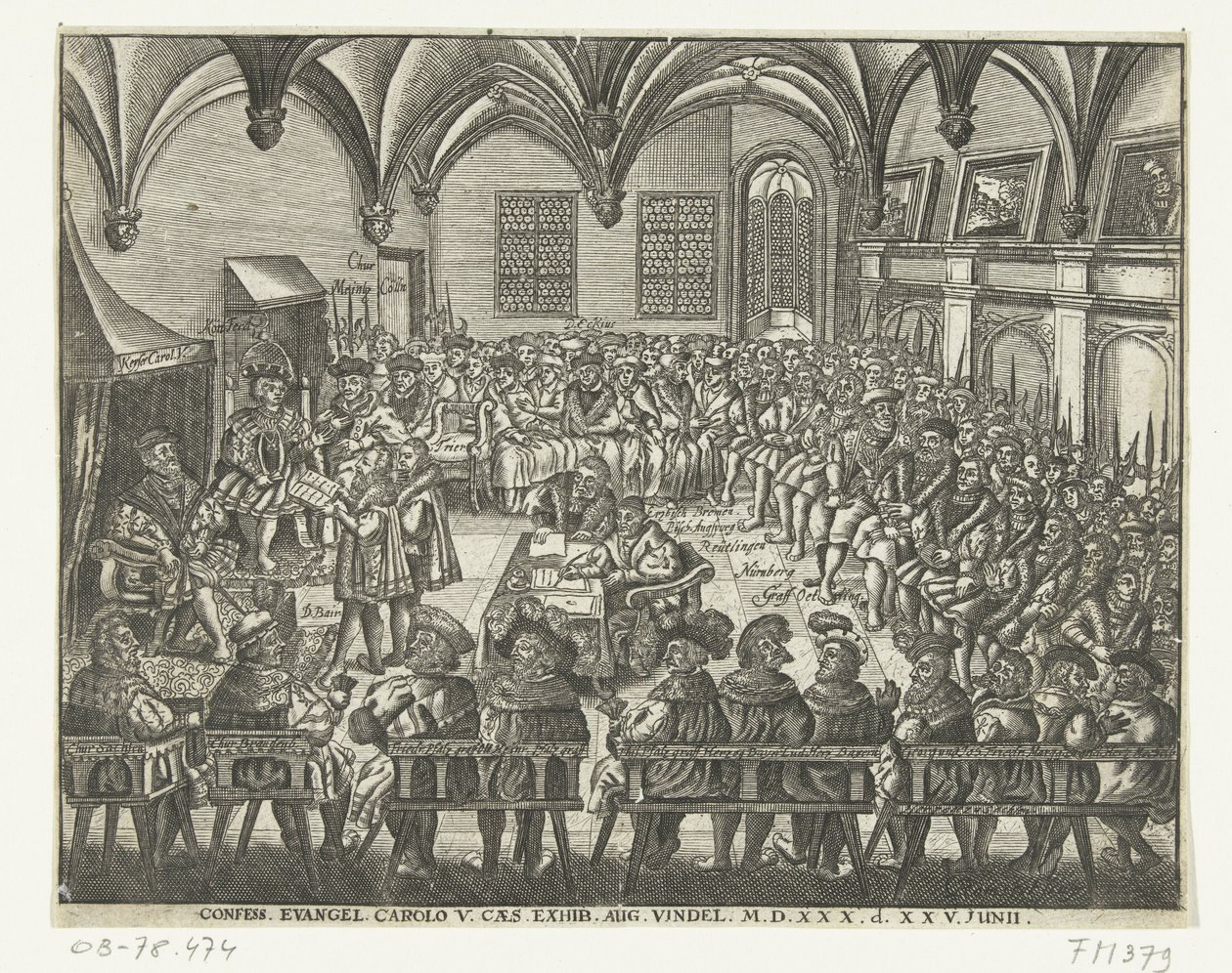 Diet of Augsburg, 1530 by Anonymous