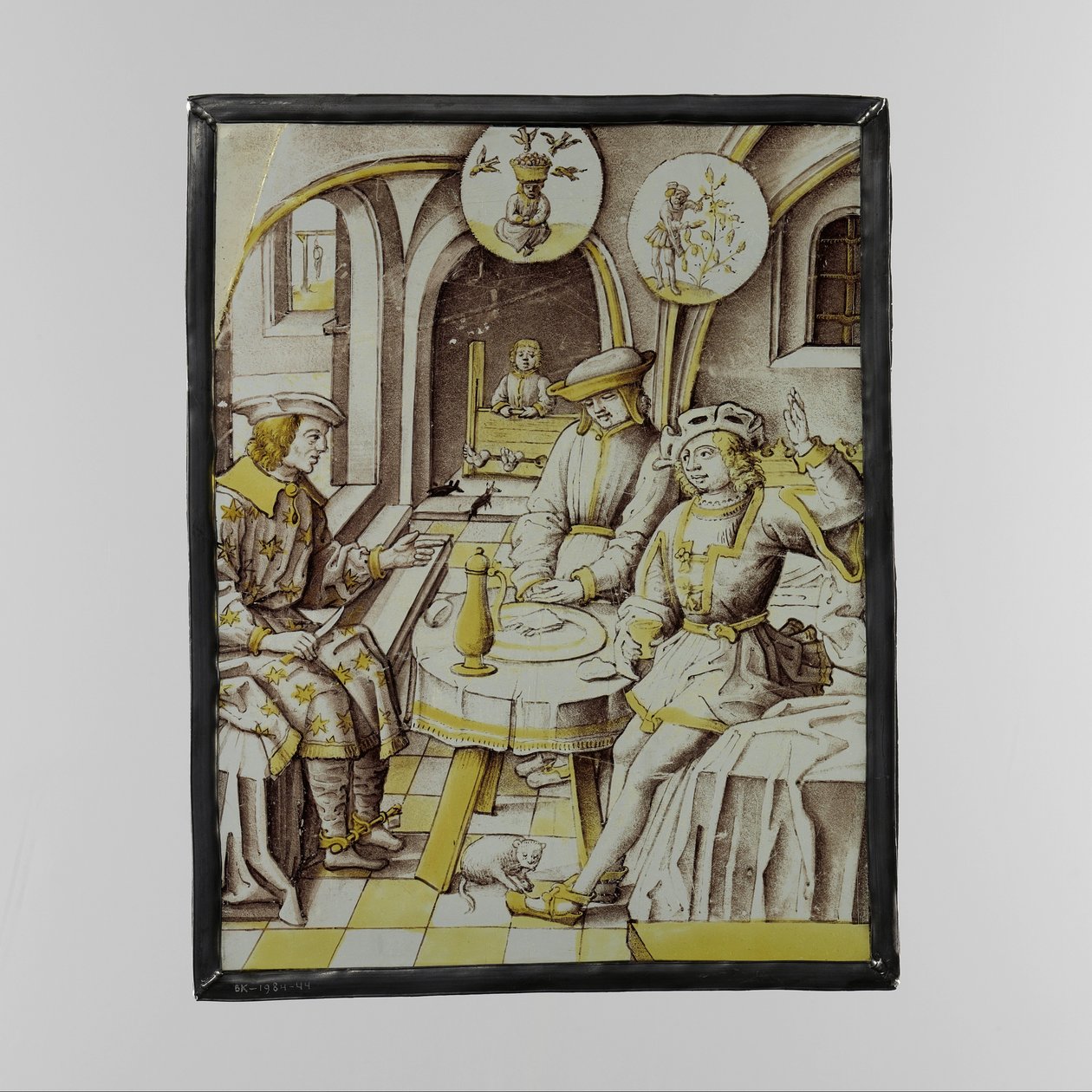 Window with Joseph Explaining the Dreams of the Butler and the Baker by Anonymous