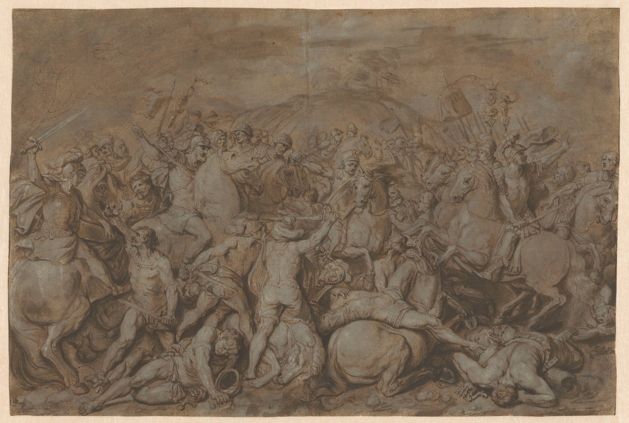 Battle of Horsemen in Ancient Times by Anonymous