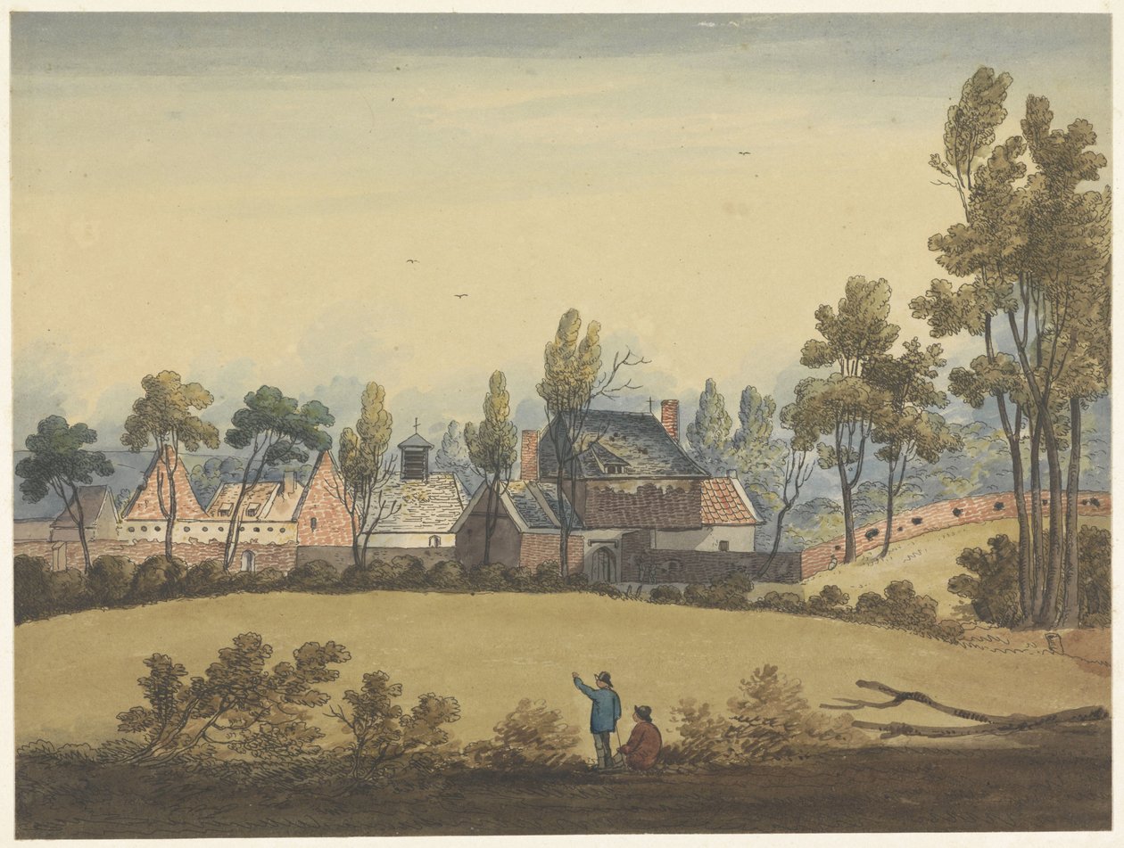 Ruins of Hougoumont Seven Plates of Waterloo and Surroundings (series title) by Anonymous