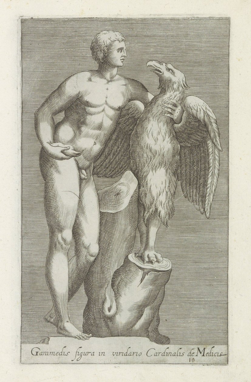 Sculpture of Jupiter as an Eagle with Ganymede by Anonymous