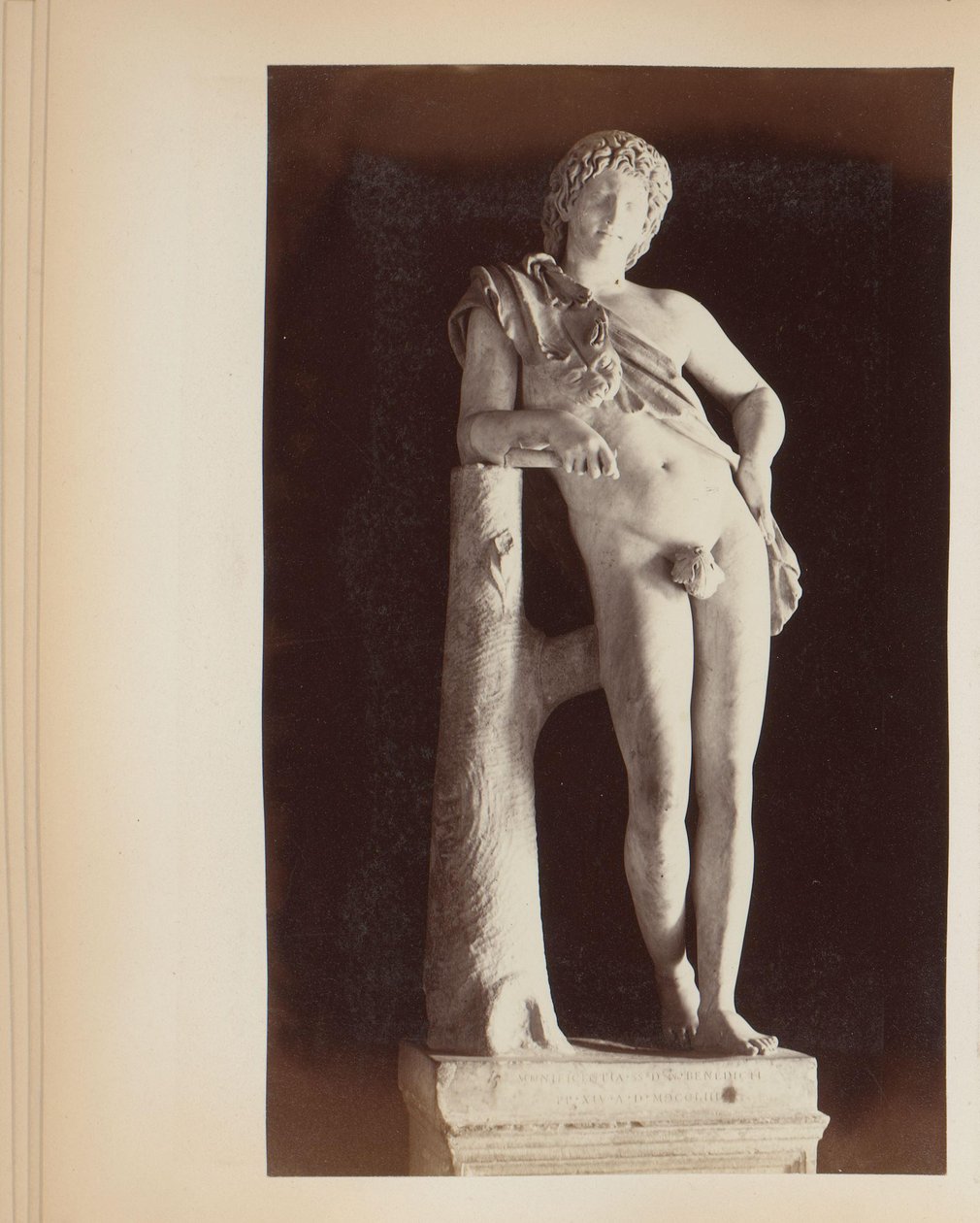 Sculpture of the Resting Satyr in the Capitoline Museums in Rome, Italy by Anonymous