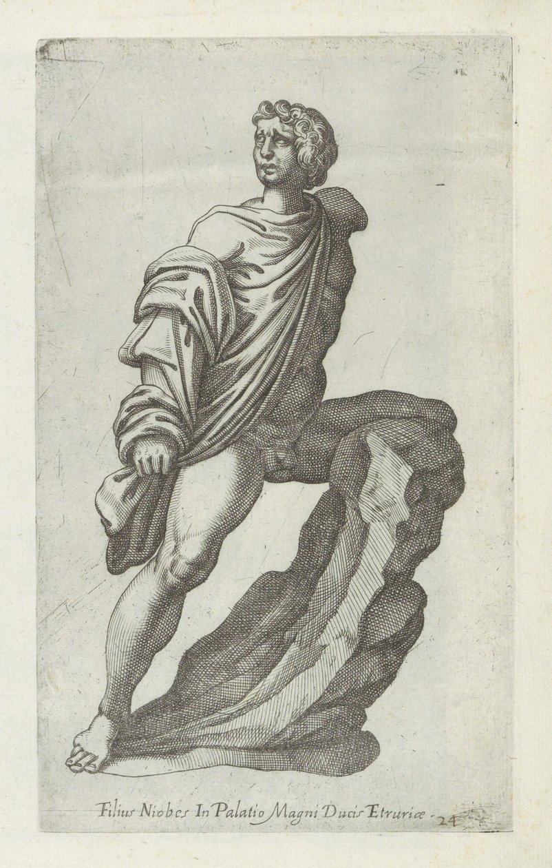 Sculpture of a Son of Niobe by Anonymous
