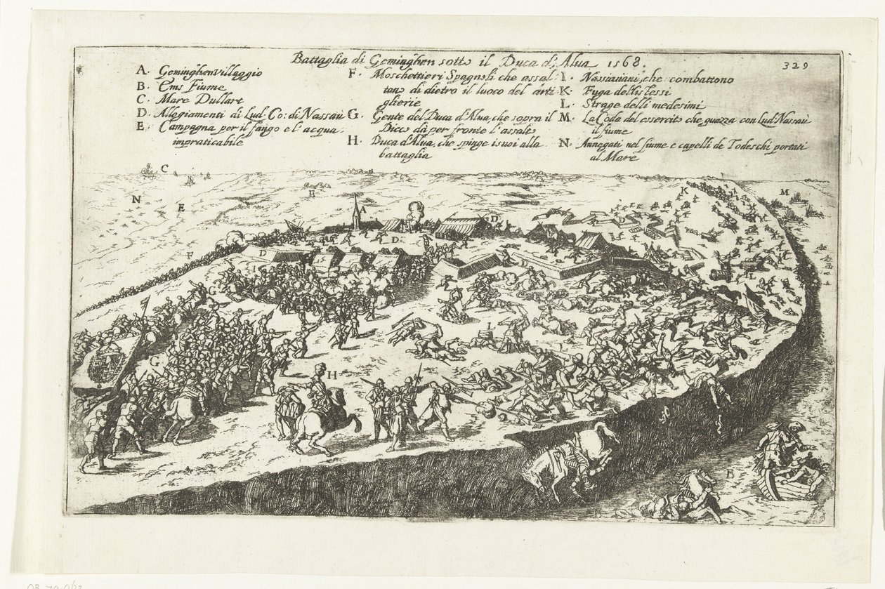 Battle of Jemmingen, 1568 by Anonymous