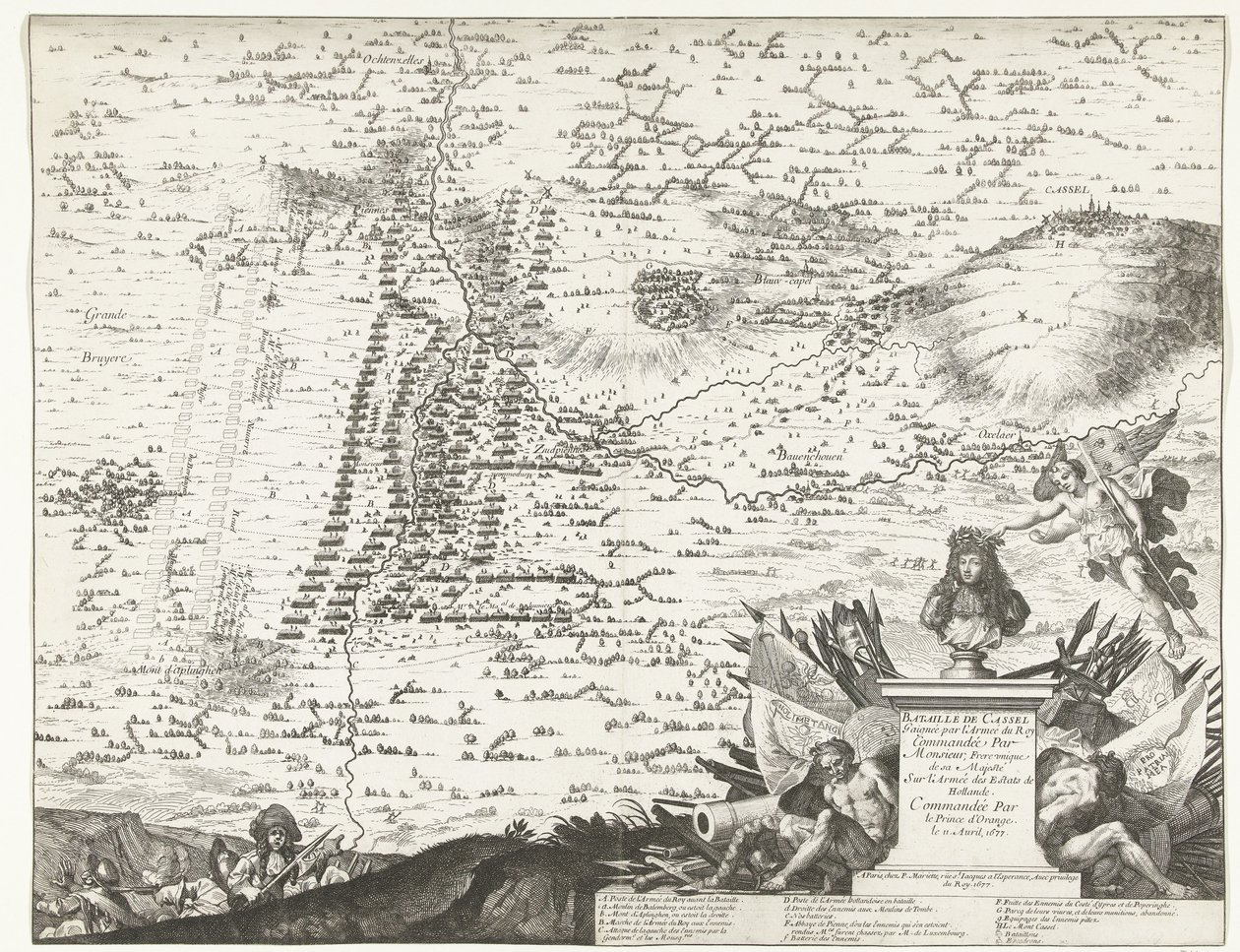 Battle of Cassel, 1677 by Anonymous