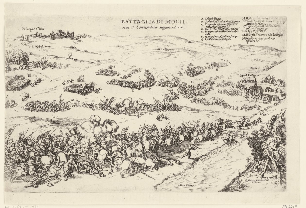 Battle of Mookerheide, 1574 by Anonymous