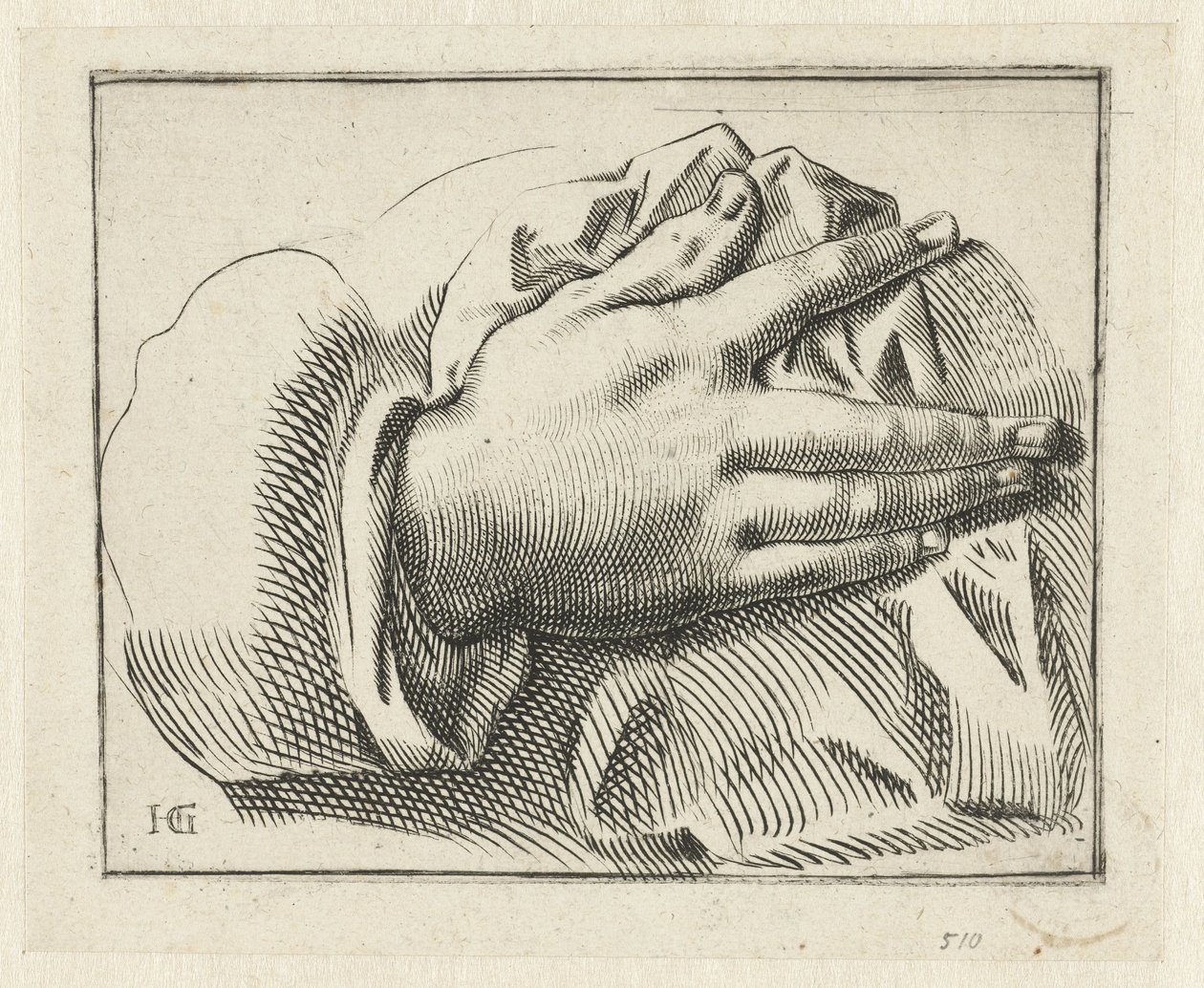 Study of a Hand by Anonymous