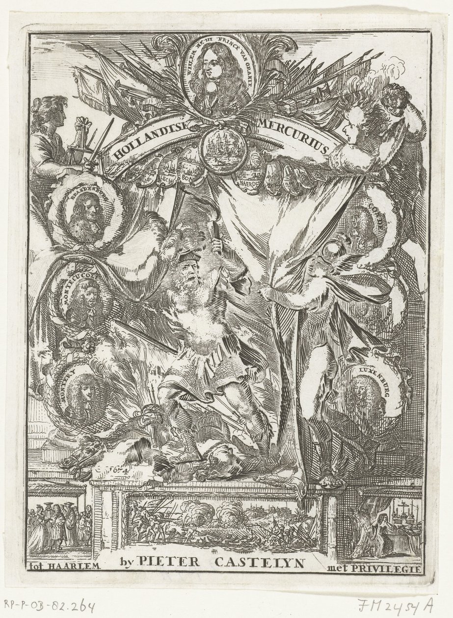 Title Page of the Dutch Mercury of the Year 1673 by Anonymous