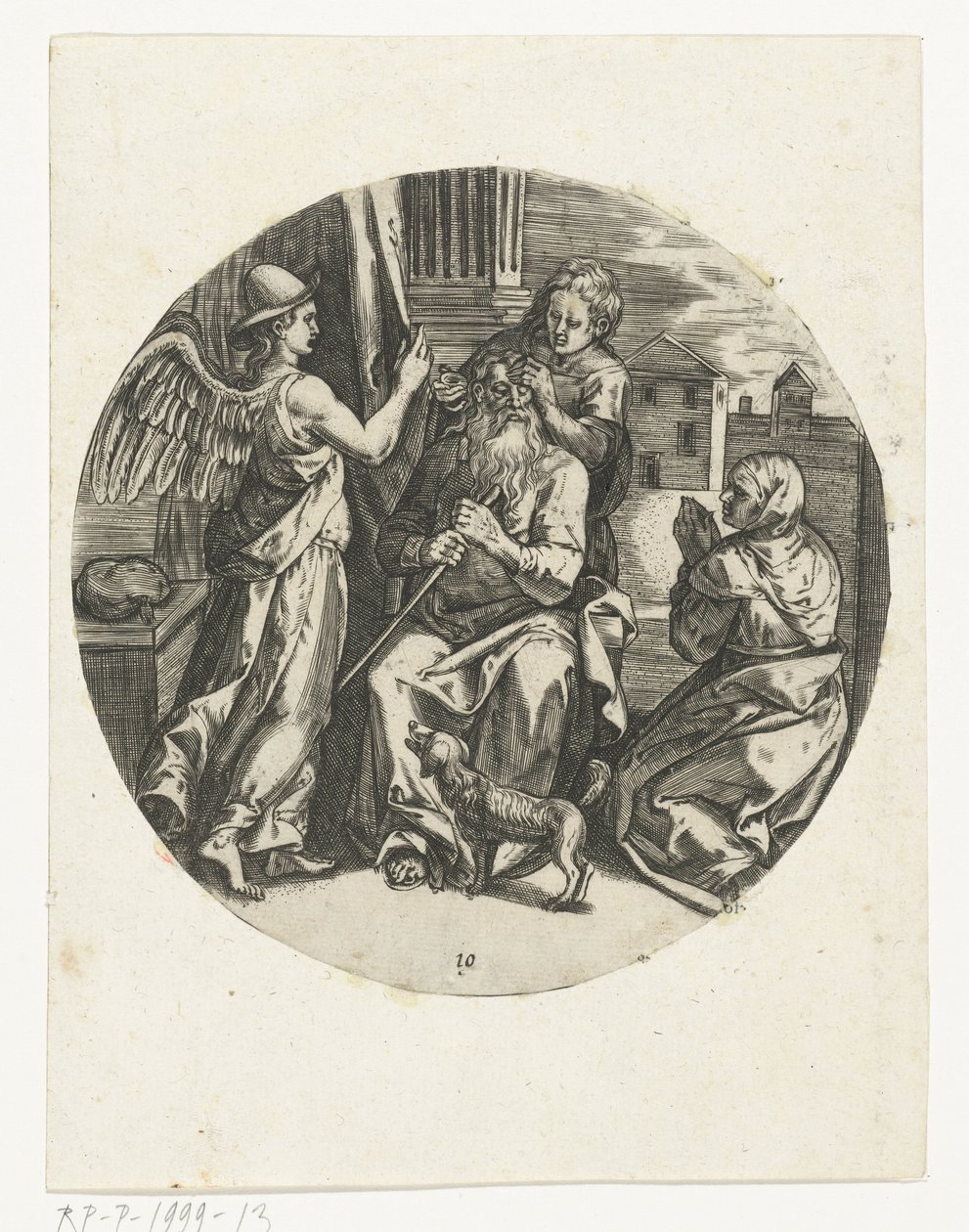 Tobias Heals the Blind Tobit (Story of Tobias) by Anonymous