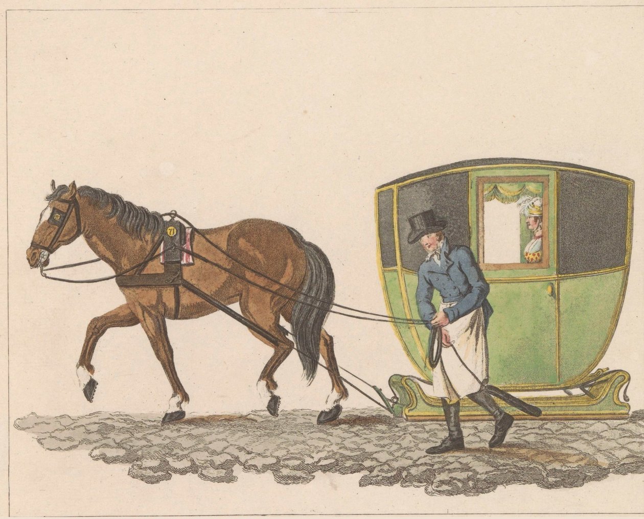 Sled, 1810-1825 by Anonymous